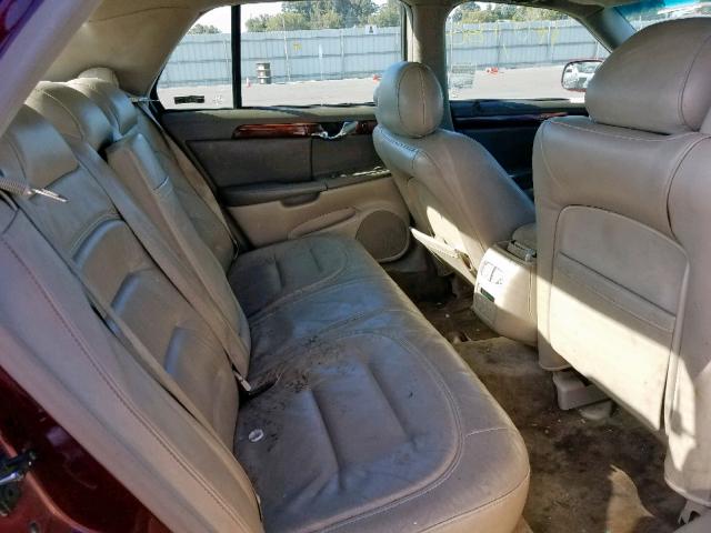 1G6KD54Y41U215453 - 2001 CADILLAC DEVILLE RED photo 6