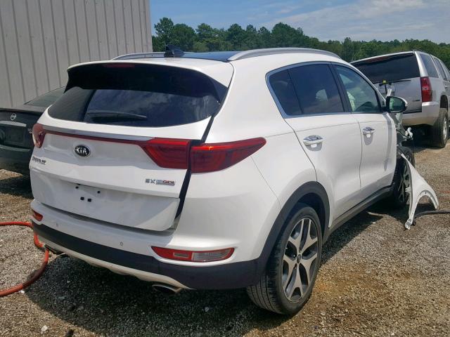 KNDPR3A65H7243704 - 2017 KIA SPORTAGE S WHITE photo 4