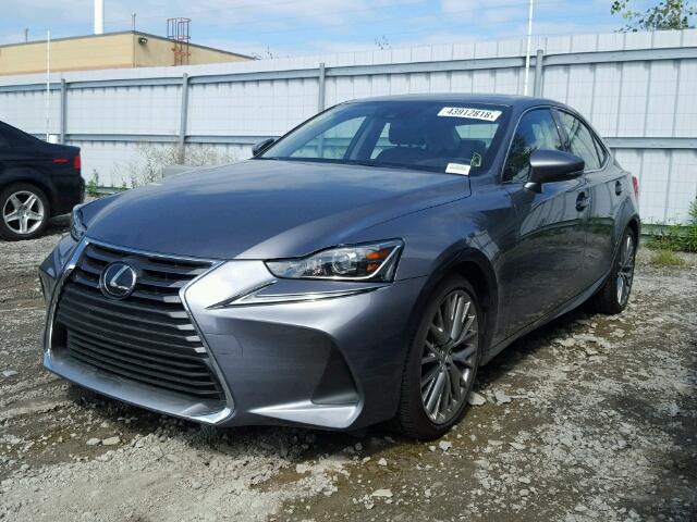 JTHC81D20J5029508 - 2018 LEXUS IS 300 GRAY photo 2