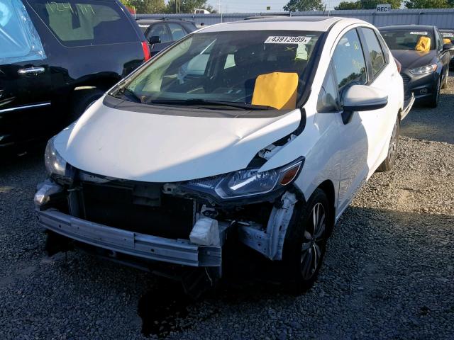 JHMGK5H75GX021403 - 2016 HONDA FIT EX WHITE photo 2