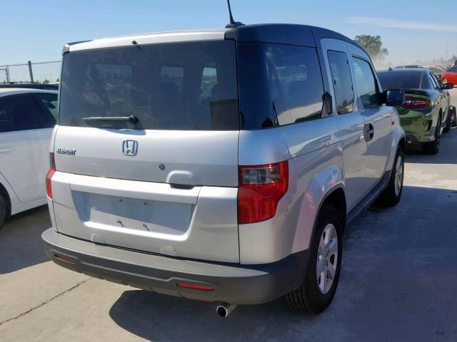 5J6YH18769L003395 - 2009 HONDA ELEMENT EX SILVER photo 4