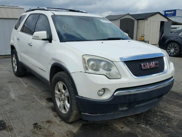 1GKER23798J268782 - 2008 GMC ACADIA SLT თეთრი ფოტო 1