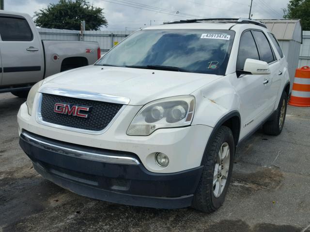 1GKER23798J268782 - 2008 GMC ACADIA SLT თეთრი ფოტო 2