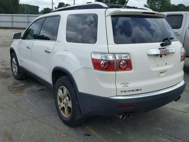 1GKER23798J268782 - 2008 GMC ACADIA SLT თეთრი ფოტო 3