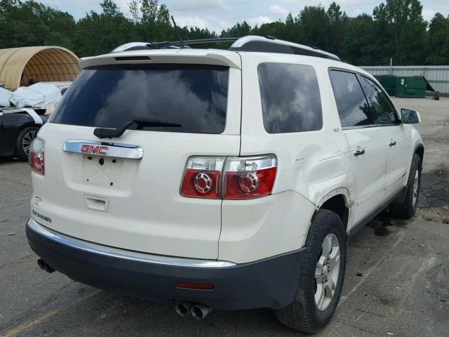 1GKER23798J268782 - 2008 GMC ACADIA SLT თეთრი ფოტო 4