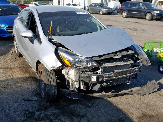 KNADM4A35G6667625 - 2016 KIA RIO LX SILVER photo 1