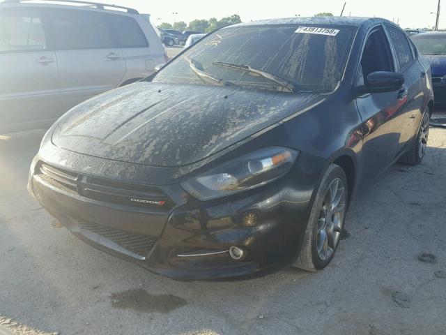 1C3CDFBB3FD173679 - 2015 DODGE DART SXT BLACK photo 2