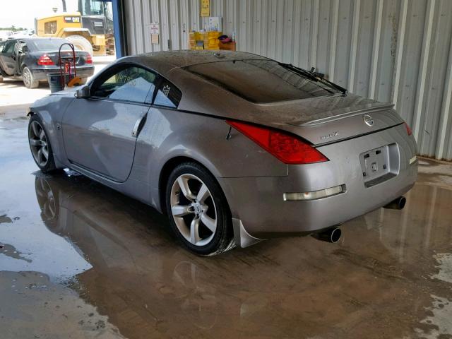 JN1BZ34E28M750013 - 2008 NISSAN 350Z COUPE GRAY photo 3