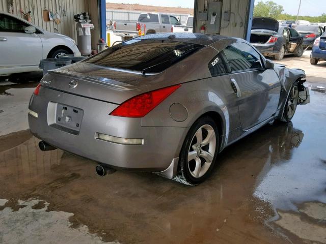 JN1BZ34E28M750013 - 2008 NISSAN 350Z COUPE GRAY photo 4