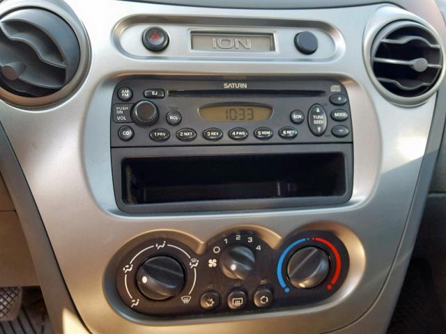 1G8AJ52F05Z167116 - 2005 SATURN ION LEVEL SILVER photo 9