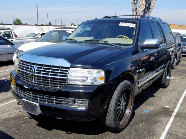 5LMFU27518LJ01949 - 2008 LINCOLN NAVIGATOR BLACK photo 2