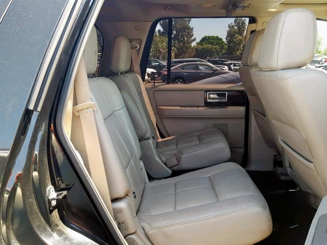 5LMFU27518LJ01949 - 2008 LINCOLN NAVIGATOR BLACK photo 6