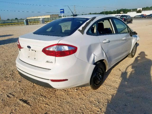 3FADP4AJ2JM132354 - 2018 FORD FIESTA S WHITE photo 4