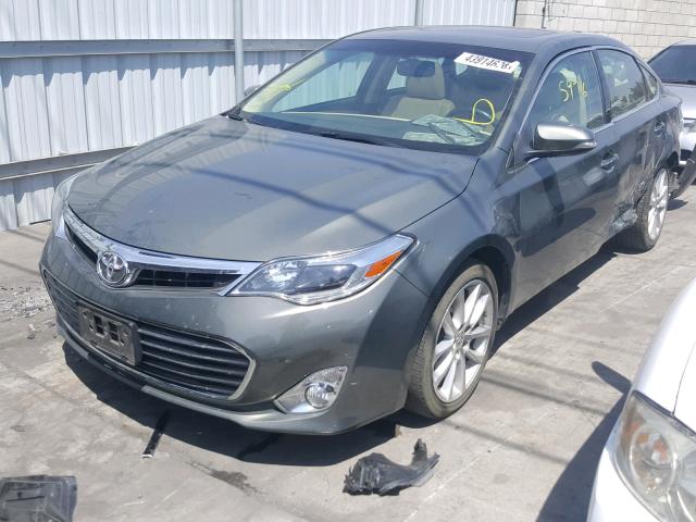 4T1BK1EB8EU130137 - 2014 TOYOTA AVALON BAS GREEN photo 2