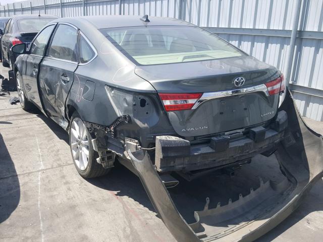 4T1BK1EB8EU130137 - 2014 TOYOTA AVALON BAS GREEN photo 3