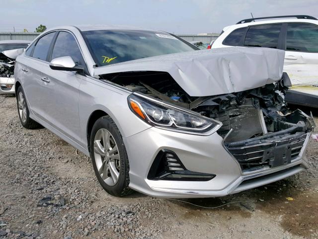 5NPE34AF4JH615615 - 2018 HYUNDAI SONATA SPO SILVER photo 1