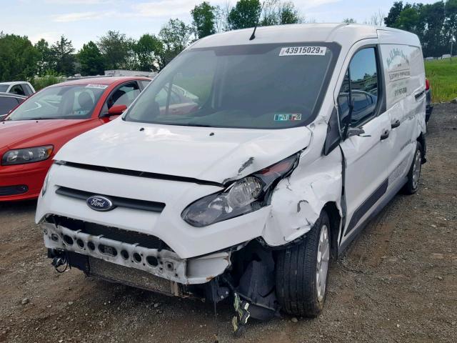 NM0LS7E77F1200685 - 2015 FORD TRANSIT CO WHITE photo 2