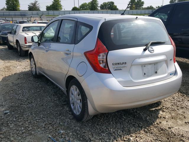 3N1CE2CP6EL385497 - 2014 NISSAN VERSA NOTE GRAY photo 3