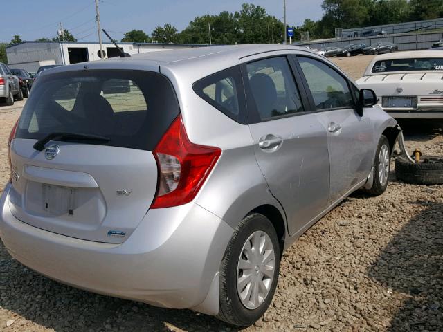 3N1CE2CP6EL385497 - 2014 NISSAN VERSA NOTE GRAY photo 4