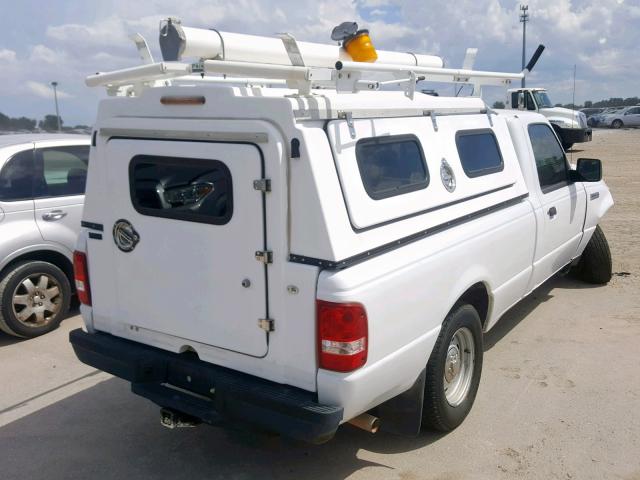 1FTYR10E76PA59458 - 2006 FORD RANGER WHITE photo 4