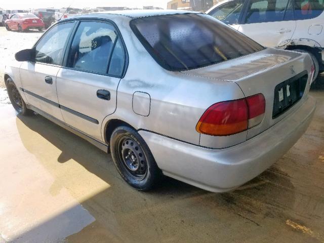 1HGEJ6628VL004884 - 1997 HONDA CIVIC DX GRAY photo 3