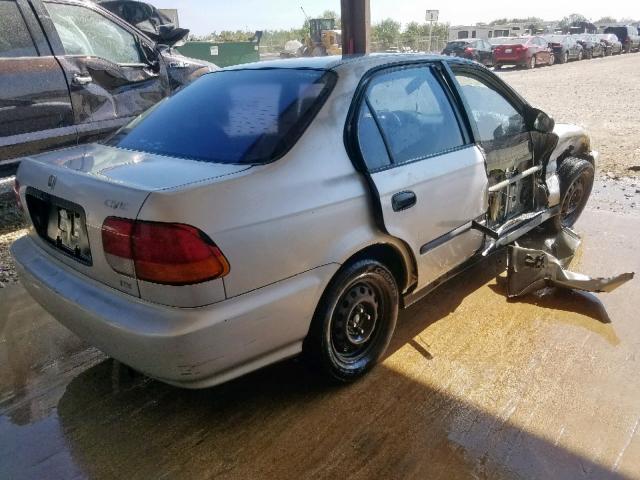 1HGEJ6628VL004884 - 1997 HONDA CIVIC DX GRAY photo 4