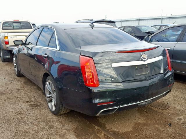 1G6AX5SX9E0127167 - 2014 CADILLAC CTS LUXURY BLACK photo 3
