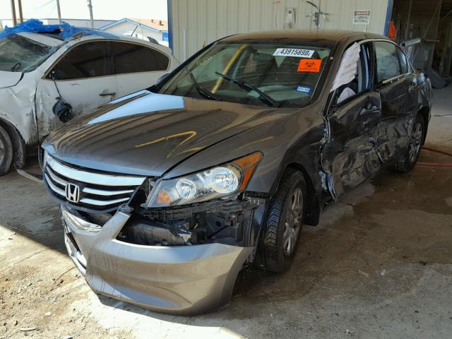 1HGCP2F41CA042501 - 2012 HONDA ACCORD LXP GRAY photo 2