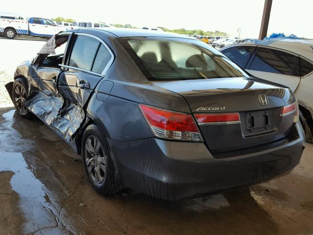 1HGCP2F41CA042501 - 2012 HONDA ACCORD LXP GRAY photo 3