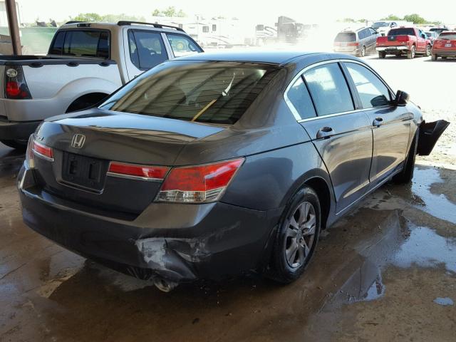 1HGCP2F41CA042501 - 2012 HONDA ACCORD LXP GRAY photo 4