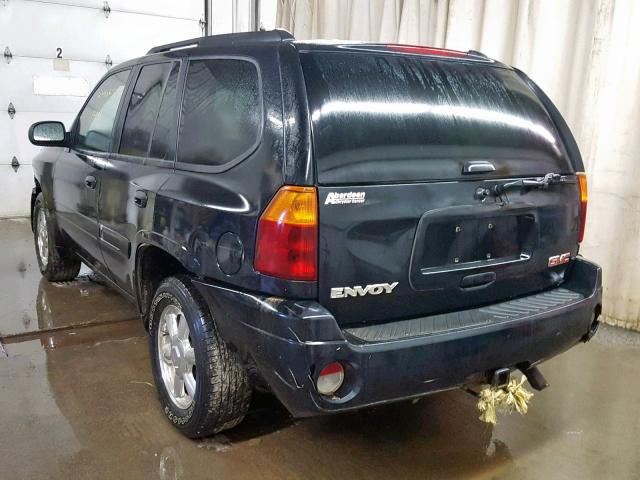 1GKDT13S152205578 - 2005 GMC ENVOY BLACK photo 3