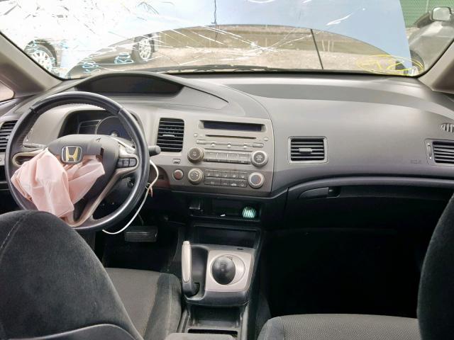 2HGFA16639H346448 - 2009 HONDA CIVIC LX-S أزرق صورة 9