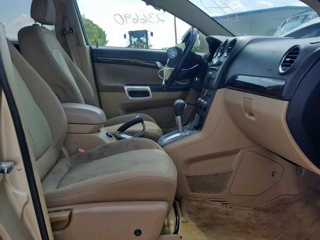 3GSCL33PX8S640725 - 2008 SATURN VUE XE GOLD photo 5