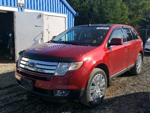 2FMDK49C19BA72218 - 2009 FORD EDGE LIMIT RED photo 2