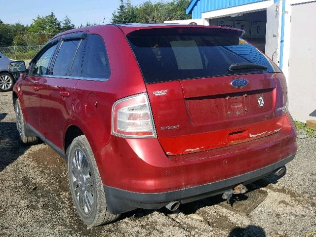 2FMDK49C19BA72218 - 2009 FORD EDGE LIMIT RED photo 3