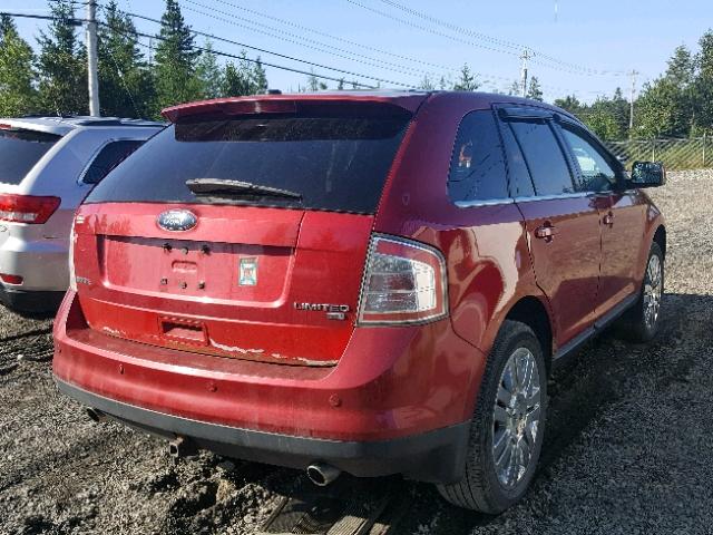 2FMDK49C19BA72218 - 2009 FORD EDGE LIMIT RED photo 4