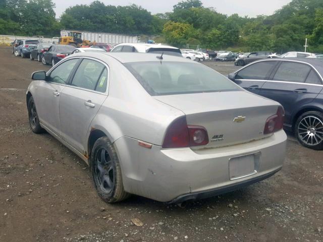 1G1ZH57B08F162085 - 2008 CHEVROLET MALIBU 1LT 银色 照片 3