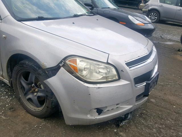 1G1ZH57B08F162085 - 2008 CHEVROLET MALIBU 1LT 银色 照片 9