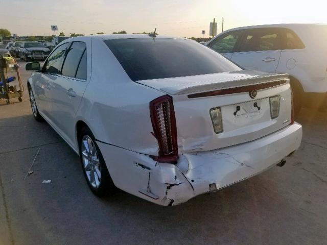 1G6DW677670182158 - 2007 CADILLAC STS WHITE photo 3