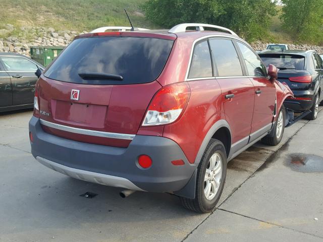 3GSCL33P19S572056 - 2009 SATURN VUE XE RED photo 4