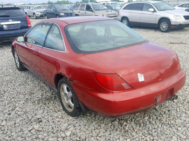 19UYA2256VL016392 - 1997 ACURA 3.0CL Қызыл фото 3