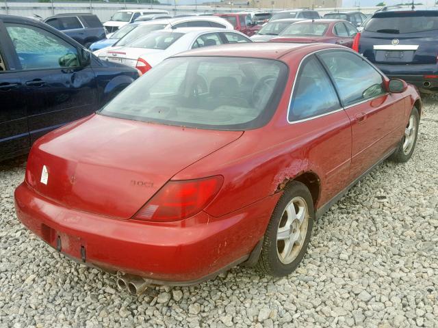 19UYA2256VL016392 - 1997 ACURA 3.0CL RED photo 4