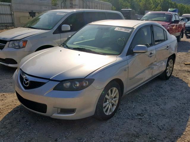 JM1BK12F581868558 - 2008 MAZDA 3 I SILVER photo 2