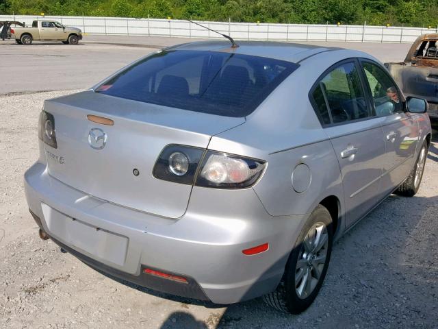 JM1BK12F581868558 - 2008 MAZDA 3 I SILVER photo 4