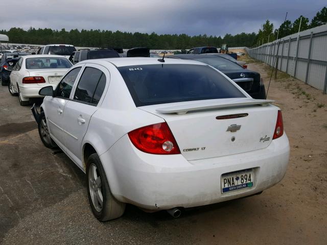 1G1AL58F287174567 - 2008 CHEVROLET COBALT LT WHITE photo 3