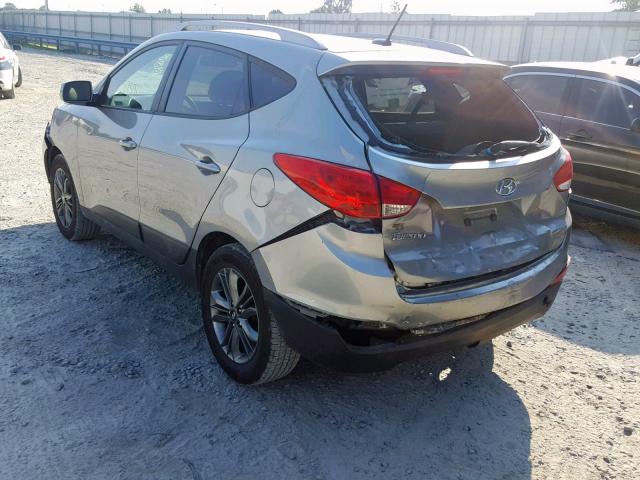 KM8JU3AG5FU058091 - 2015 HYUNDAI TUCSON LIM SILVER photo 3