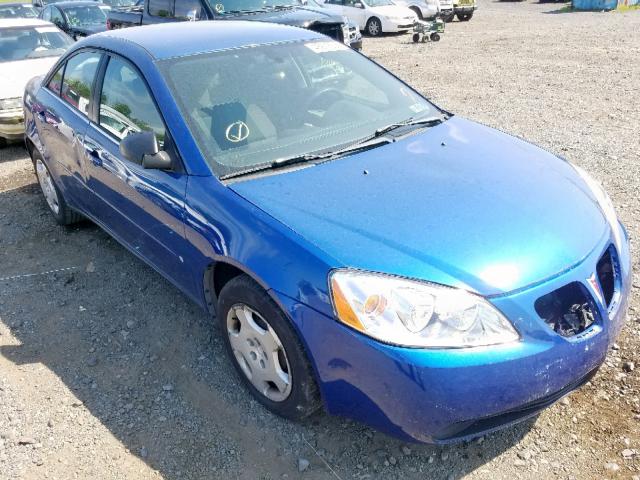 1G2ZF55BX64280285 - 2006 PONTIAC G6 SE BLUE photo 1