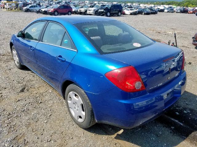 1G2ZF55BX64280285 - 2006 PONTIAC G6 SE BLUE photo 3