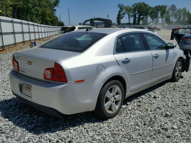 1G1ZD5EUXCF289032 - 2012 CHEVROLET MALIBU 2LT SILVER photo 4