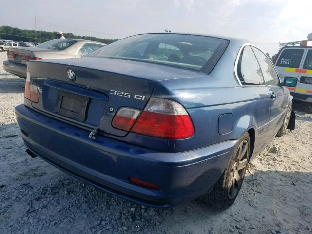 WBABN33492PG57416 - 2002 BMW 325 CI BLUE photo 4